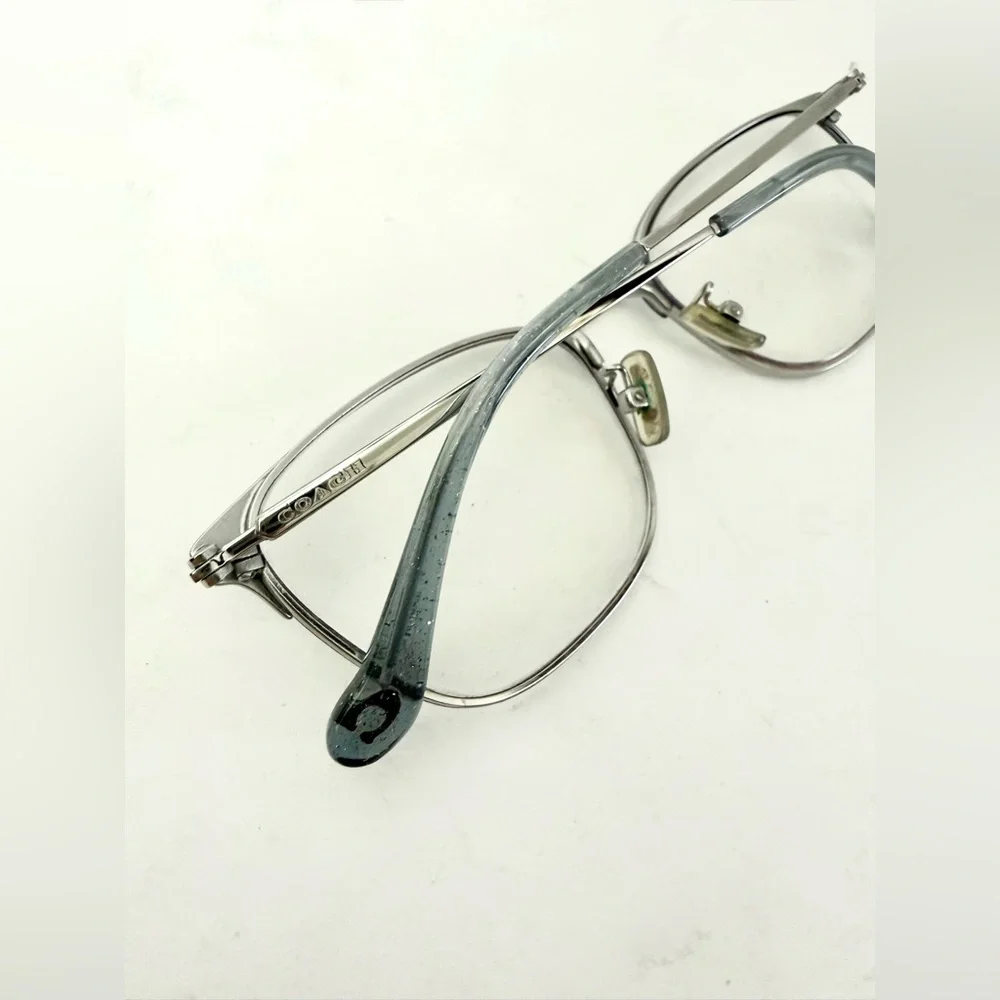 Coach 5135 Satin Navy Silver Glitter Glasses Frames 53mm